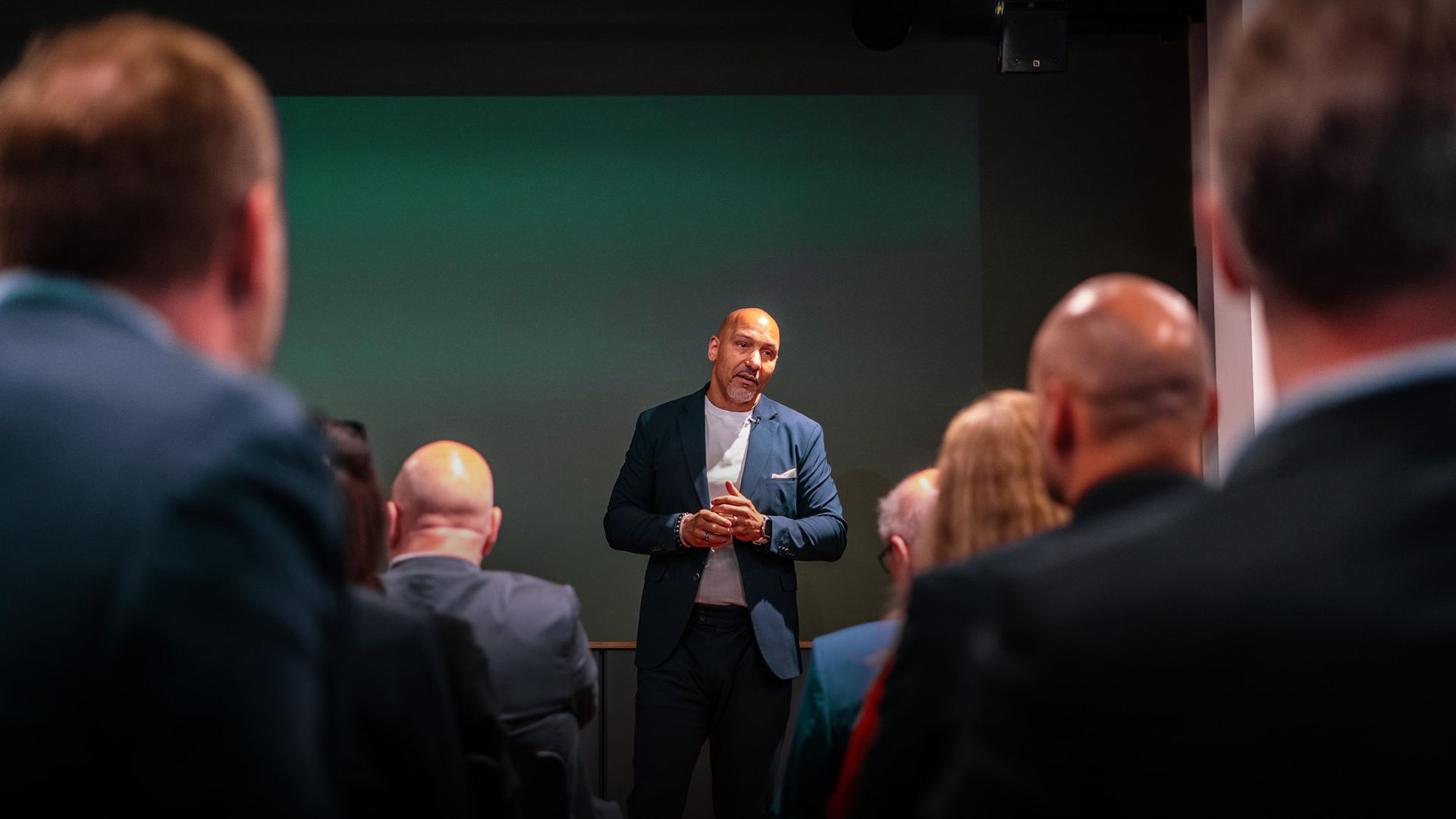 Oliver Baier im Gespräch beim Executive Circle